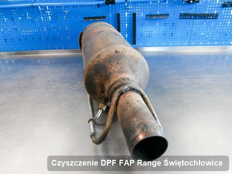 Filtr DPF do samochodu marki Range  w Świętochłowicach oczyszczony na odpowiedniej maszynie, gotowy do zamontowania