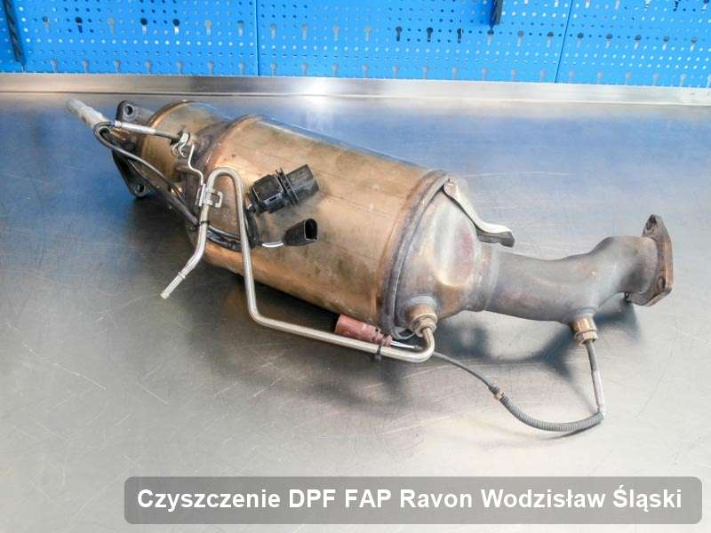 Filtr DPF i FAP do samochodu marki Ravon w Wodzisławiu Śląskim oczyszczony w dedykowanym urządzeniu, gotowy do montażu