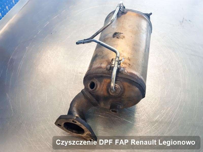 Filtr cząstek stałych DPF I FAP do samochodu marki Renault w Legionowie oczyszczony w dedykowanym urządzeniu, gotowy do zamontowania