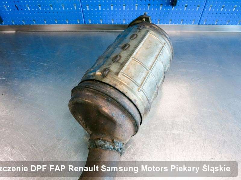 Filtr DPF i FAP do samochodu marki Renault Samsung Motors w Piekarach Śląskich wypalony w specjalistycznym urządzeniu, gotowy do instalacji