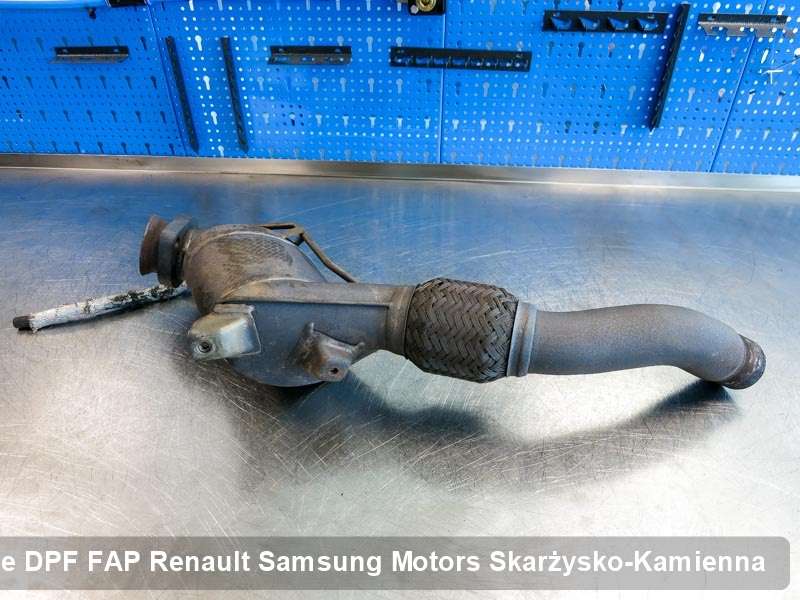 Filtr cząstek stałych FAP do samochodu marki Renault Samsung Motors w Skarżysku-Kamiennej oczyszczony na dedykowanej maszynie, gotowy do instalacji