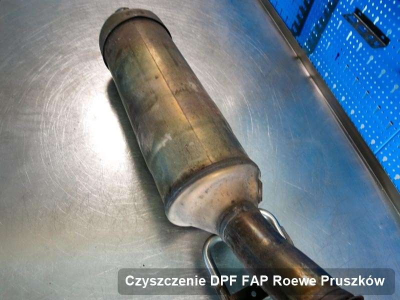 Filtr DPF do samochodu marki Roewe w Pruszkowie wyczyszczony na specjalnej maszynie, gotowy do montażu