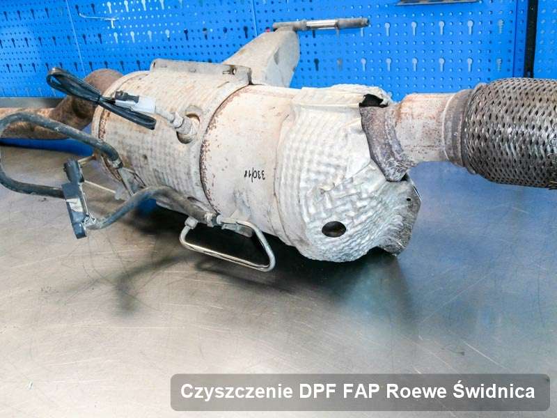 Filtr DPF i FAP do samochodu marki Roewe w Świdnicy zregenerowany na dedykowanej maszynie, gotowy do montażu