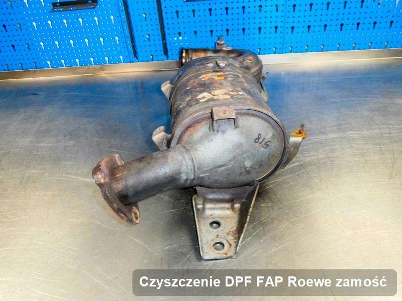 Filtr DPF układu redukcji emisji spalin do samochodu marki Roewe w Zamościu zregenerowany na dedykowanej maszynie, gotowy do montażu