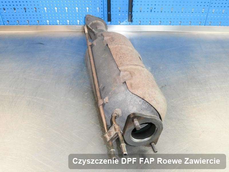 Filtr cząstek stałych FAP do samochodu marki Roewe w Zawierciu zregenerowany na odpowiedniej maszynie, gotowy do montażu