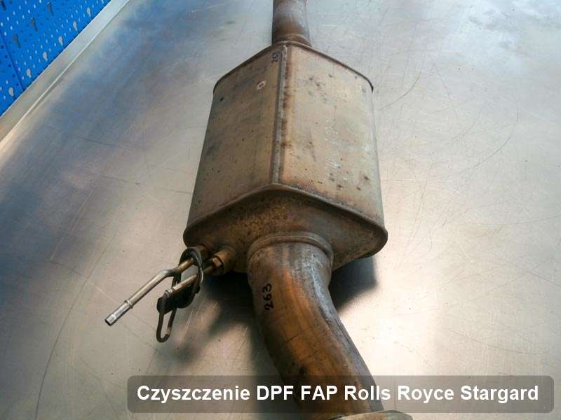 Filtr FAP do samochodu marki Rolls Royce w Stargardzie zregenerowany w specjalistycznym urządzeniu, gotowy do montażu