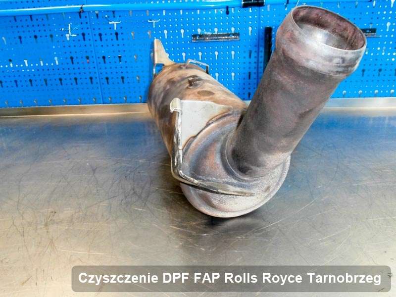 Filtr cząstek stałych DPF I FAP do samochodu marki Rolls Royce w Tarnobrzegu naprawiony na dedykowanej maszynie, gotowy do instalacji