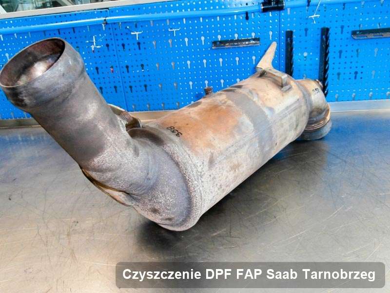 Filtr cząstek stałych DPF I FAP do samochodu marki Saab w Tarnobrzegu wyczyszczony na odpowiedniej maszynie, gotowy do instalacji