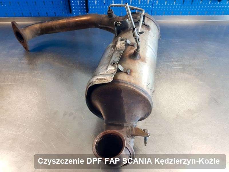 Filtr FAP do samochodu marki SCANIA w Kędzierzynie-Koźlu oczyszczony na odpowiedniej maszynie, gotowy do montażu