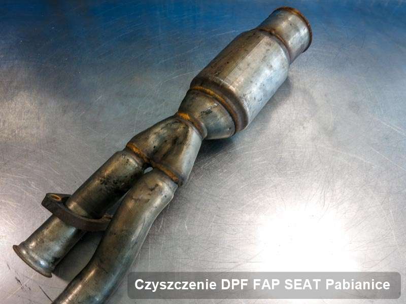 Filtr cząstek stałych DPF I FAP do samochodu marki SEAT w Pabianicach wyremontowany w specjalnym urządzeniu, gotowy spakowania