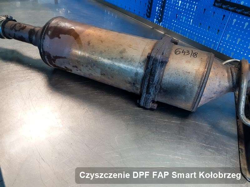 Filtr cząstek stałych DPF I FAP do samochodu marki Smart w Kołobrzegu dopalony na specjalnej maszynie, gotowy do montażu