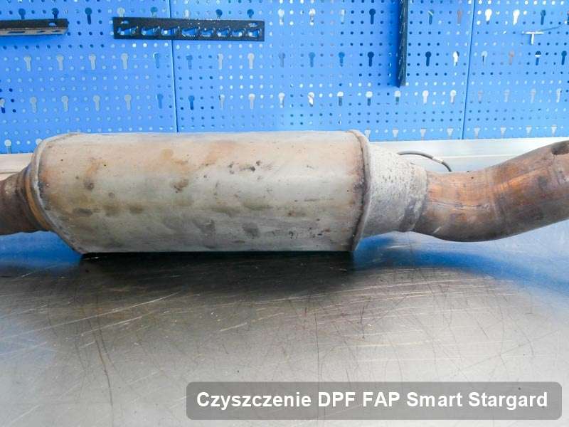 Filtr cząstek stałych FAP do samochodu marki Smart w Stargardzie oczyszczony na dedykowanej maszynie, gotowy do zamontowania