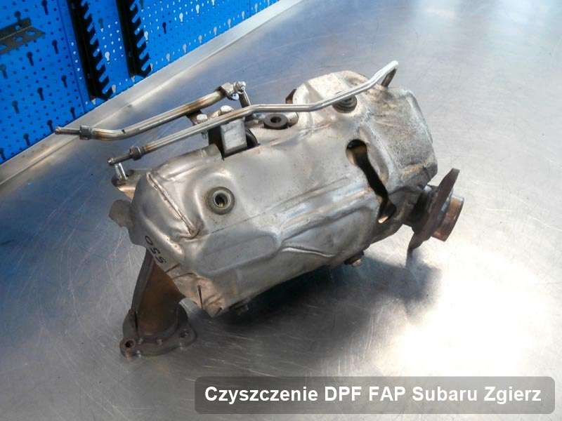 Filtr FAP do samochodu marki Subaru w Zgierzu dopalony na specjalistycznej maszynie, gotowy do zamontowania
