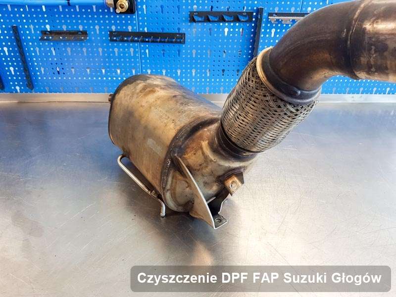 Filtr cząstek stałych DPF I FAP do samochodu marki Suzuki w Głogowie wyremontowany na specjalistycznej maszynie, gotowy do montażu
