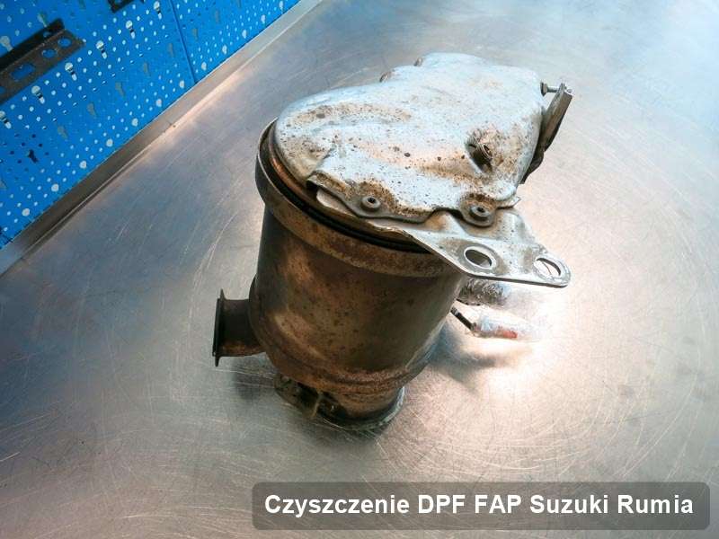 Filtr DPF i FAP do samochodu marki Suzuki w Rumi wypalony na specjalnej maszynie, gotowy spakowania