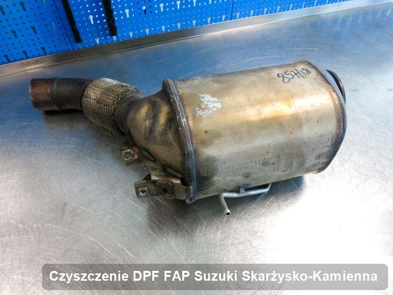 Filtr FAP do samochodu marki Suzuki w Skarżysku-Kamiennej wyremontowany w specjalnym urządzeniu, gotowy do montażu