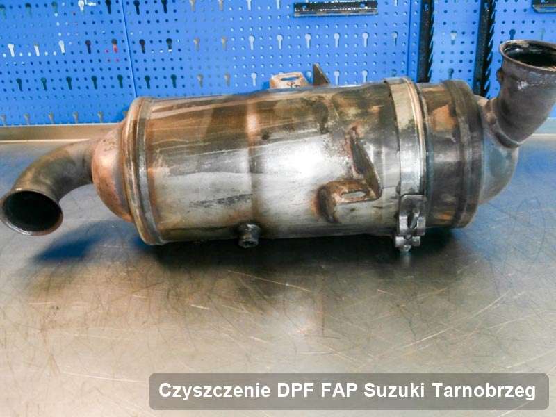 Filtr cząstek stałych FAP do samochodu marki Suzuki w Tarnobrzegu wyczyszczony w specjalnym urządzeniu, gotowy do montażu