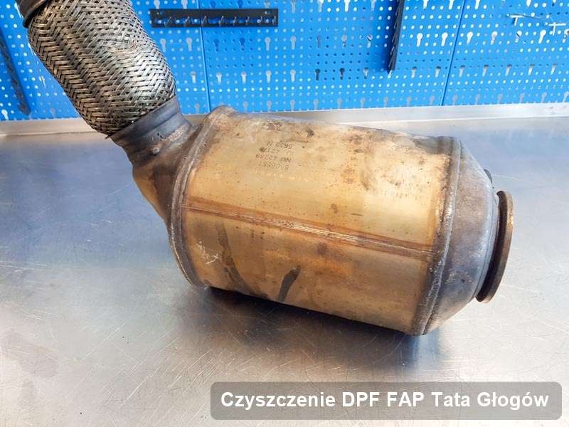Filtr cząstek stałych DPF I FAP do samochodu marki Tata w Głogowie naprawiony na specjalnej maszynie, gotowy spakowania