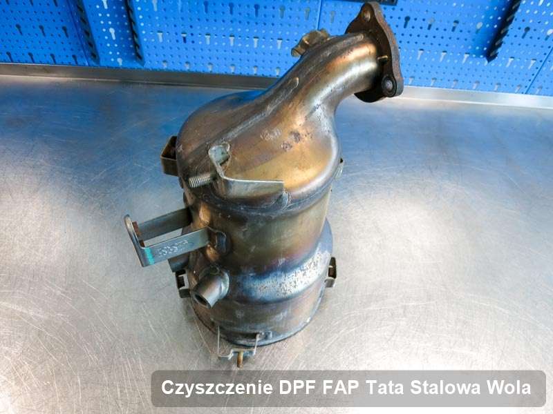 Filtr DPF do samochodu marki Tata w Stalowej Woli oczyszczony na dedykowanej maszynie, gotowy spakowania