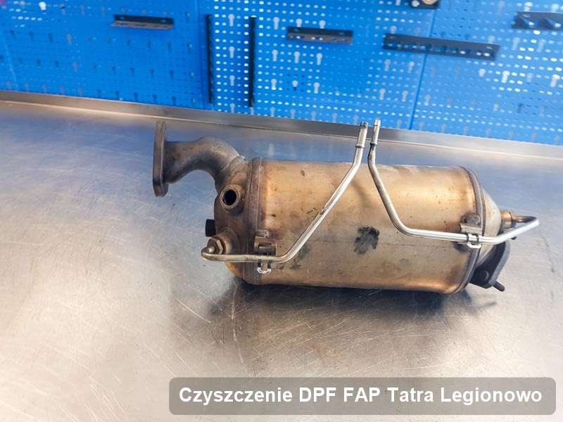 Filtr cząstek stałych do samochodu marki Tatra w Legionowie wyremontowany w dedykowanym urządzeniu, gotowy do montażu