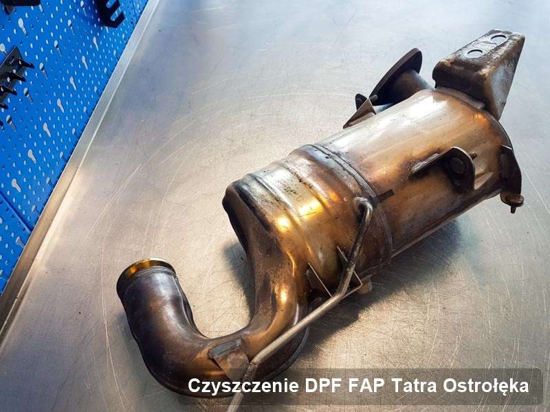 Filtr cząstek stałych DPF I FAP do samochodu marki Tatra w Ostrołęce naprawiony na specjalistycznej maszynie, gotowy do instalacji