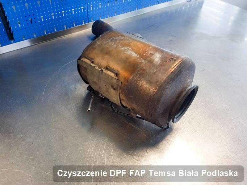 Filtr cząstek stałych FAP do samochodu marki Temsa w Białej Podlaskiej wypalony w dedykowanym urządzeniu, gotowy do instalacji