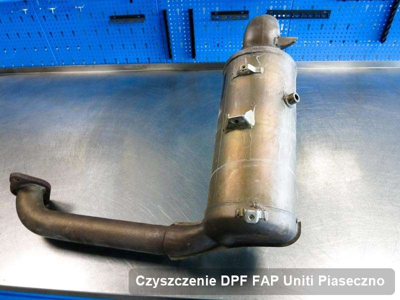 Filtr DPF i FAP do samochodu marki Uniti w Piasecznie wyremontowany na specjalistycznej maszynie, gotowy do wysyłki