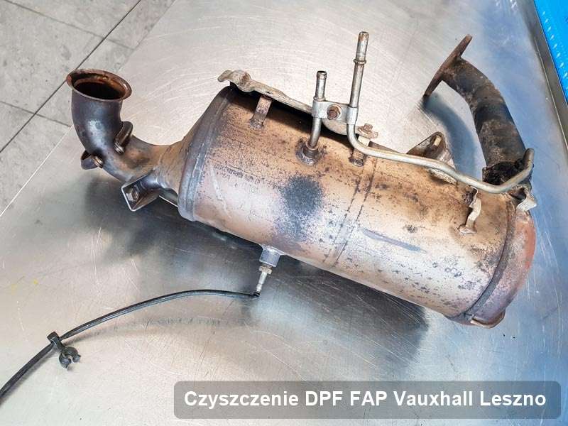 Filtr cząstek stałych DPF do samochodu marki Vauxhall w Lesznie oczyszczony na specjalnej maszynie, gotowy do wysyłki