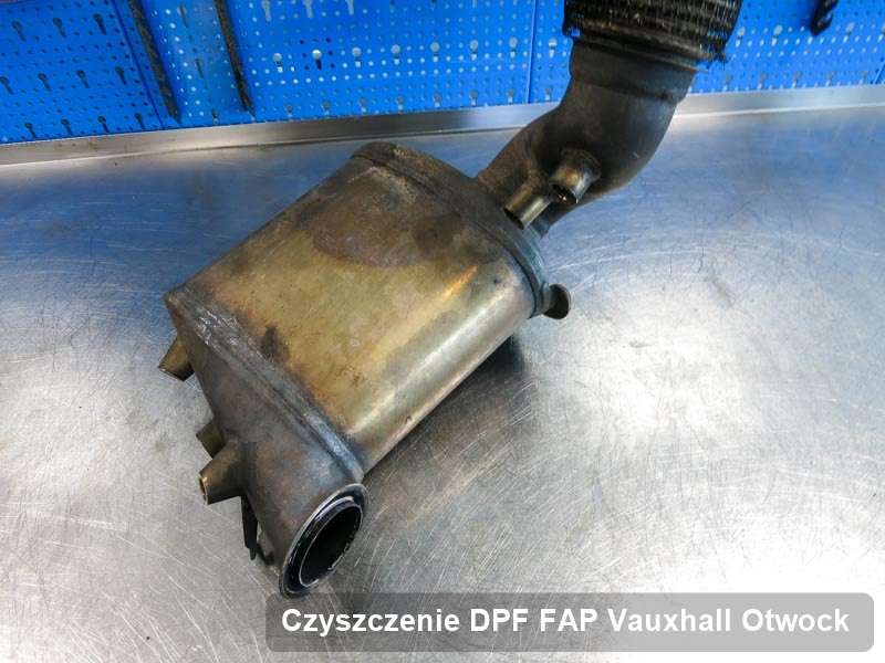 Filtr cząstek stałych DPF do samochodu marki Vauxhall w Otwocku wyremontowany w specjalistycznym urządzeniu, gotowy do instalacji