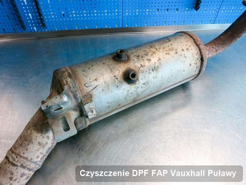 Filtr DPF i FAP do samochodu marki Vauxhall w Puławach wyczyszczony w specjalistycznym urządzeniu, gotowy do instalacji