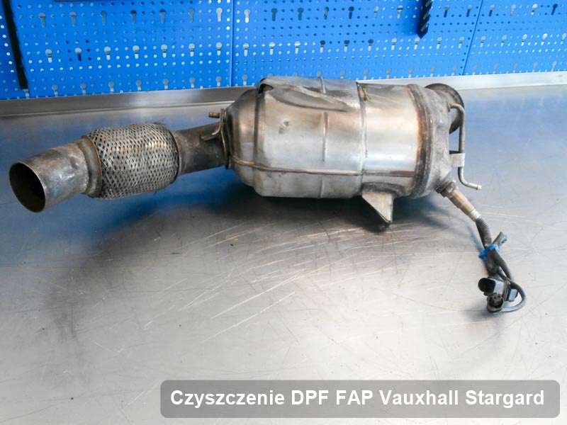 Filtr cząstek stałych DPF I FAP do samochodu marki Vauxhall w Stargardzie naprawiony na specjalnej maszynie, gotowy do montażu
