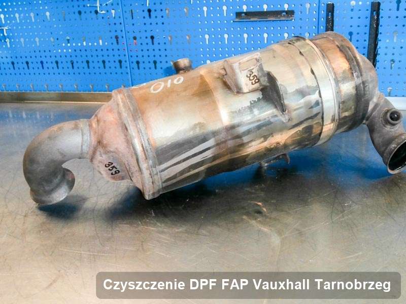 Filtr cząstek stałych DPF do samochodu marki Vauxhall w Tarnobrzegu oczyszczony w specjalistycznym urządzeniu, gotowy spakowania