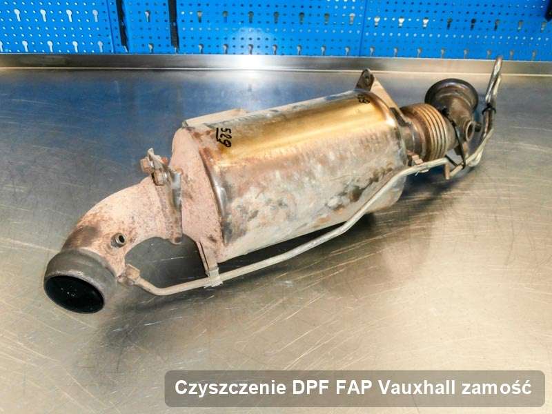 Filtr DPF układu redukcji emisji spalin do samochodu marki Vauxhall w Zamościu wypalony w specjalnym urządzeniu, gotowy do montażu