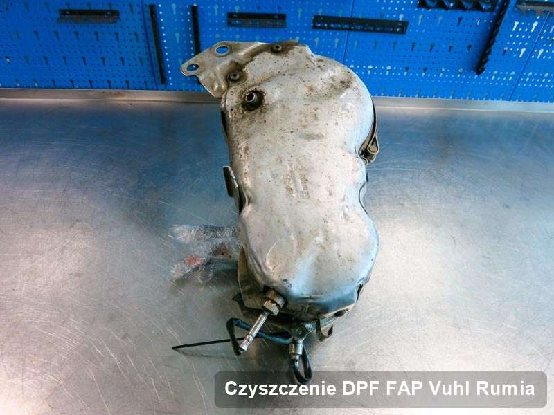Filtr cząstek stałych do samochodu marki Vuhl w Rumi naprawiony na odpowiedniej maszynie, gotowy do montażu