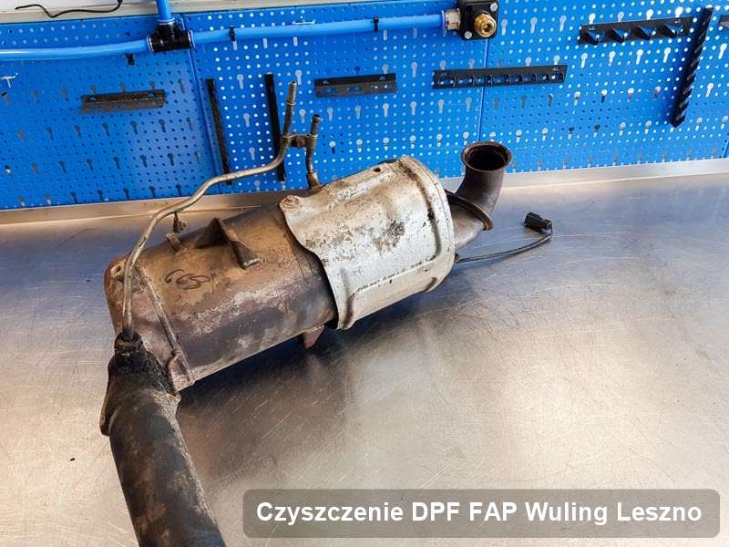 Filtr FAP do samochodu marki Wuling w Lesznie wypalony na specjalnej maszynie, gotowy do wysyłki