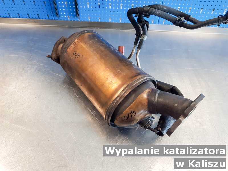 Konwerter, katalizator w Kaliszu w warsztacie w mieście Kalisz nie był wyżarzany, wypalony serwisowo przed wysłaniem do klienta.