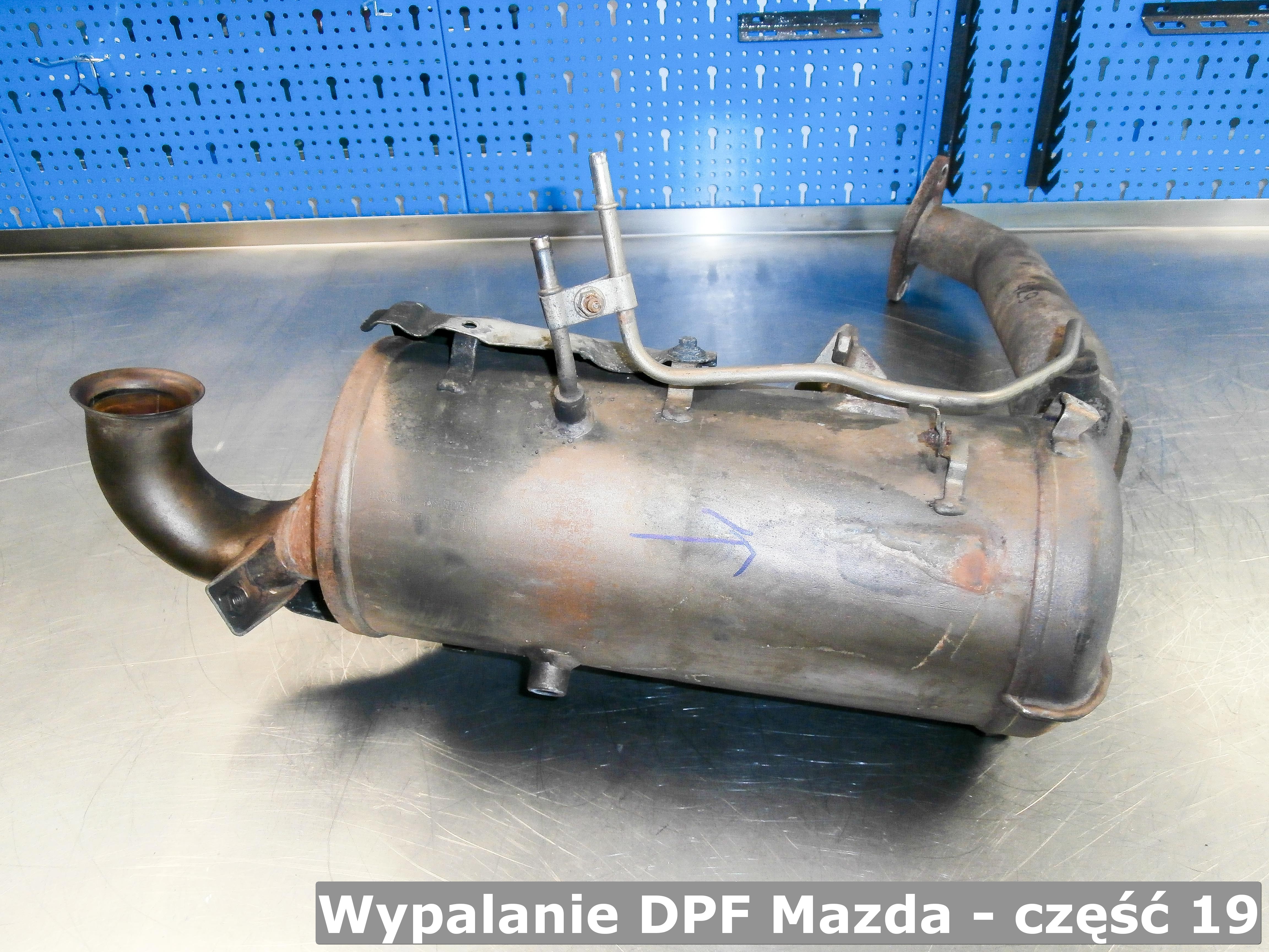 Wypalanie DPF Mazda część 19 filtrydpffap.pl