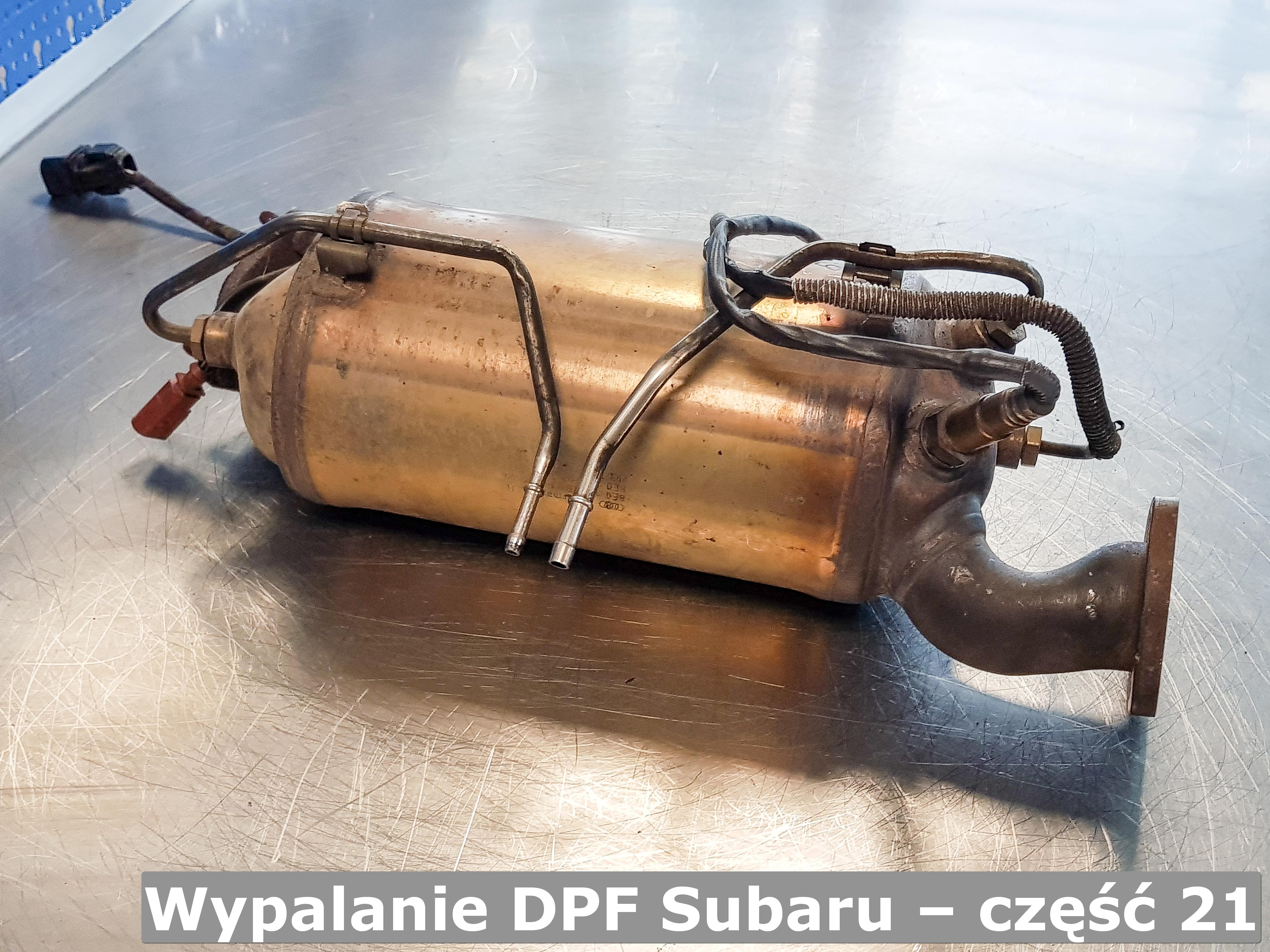 Wypalanie DPF Subaru część 21 filtrydpffap.pl