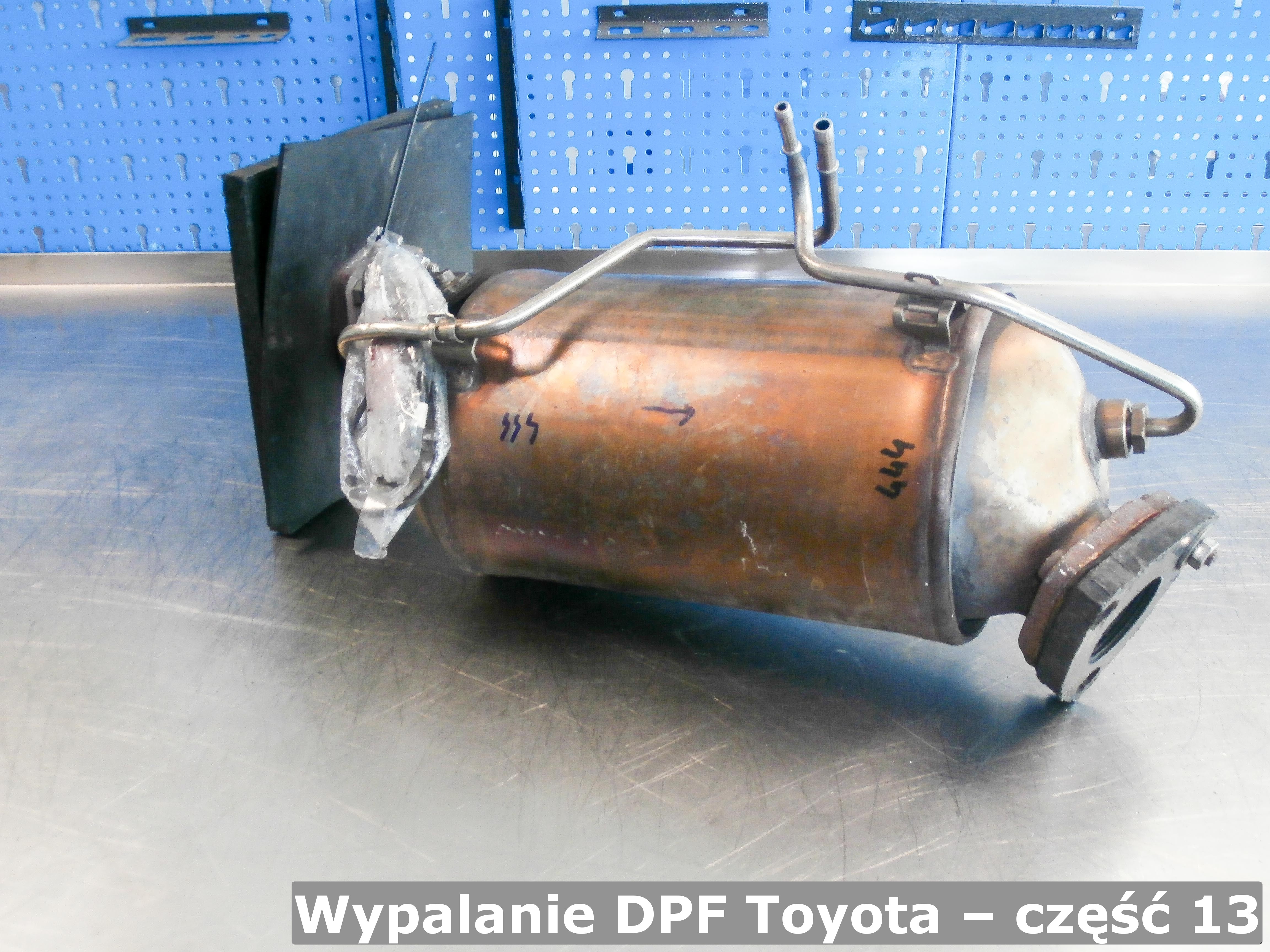 Wypalanie DPF Toyota część 13 filtrydpffap.pl